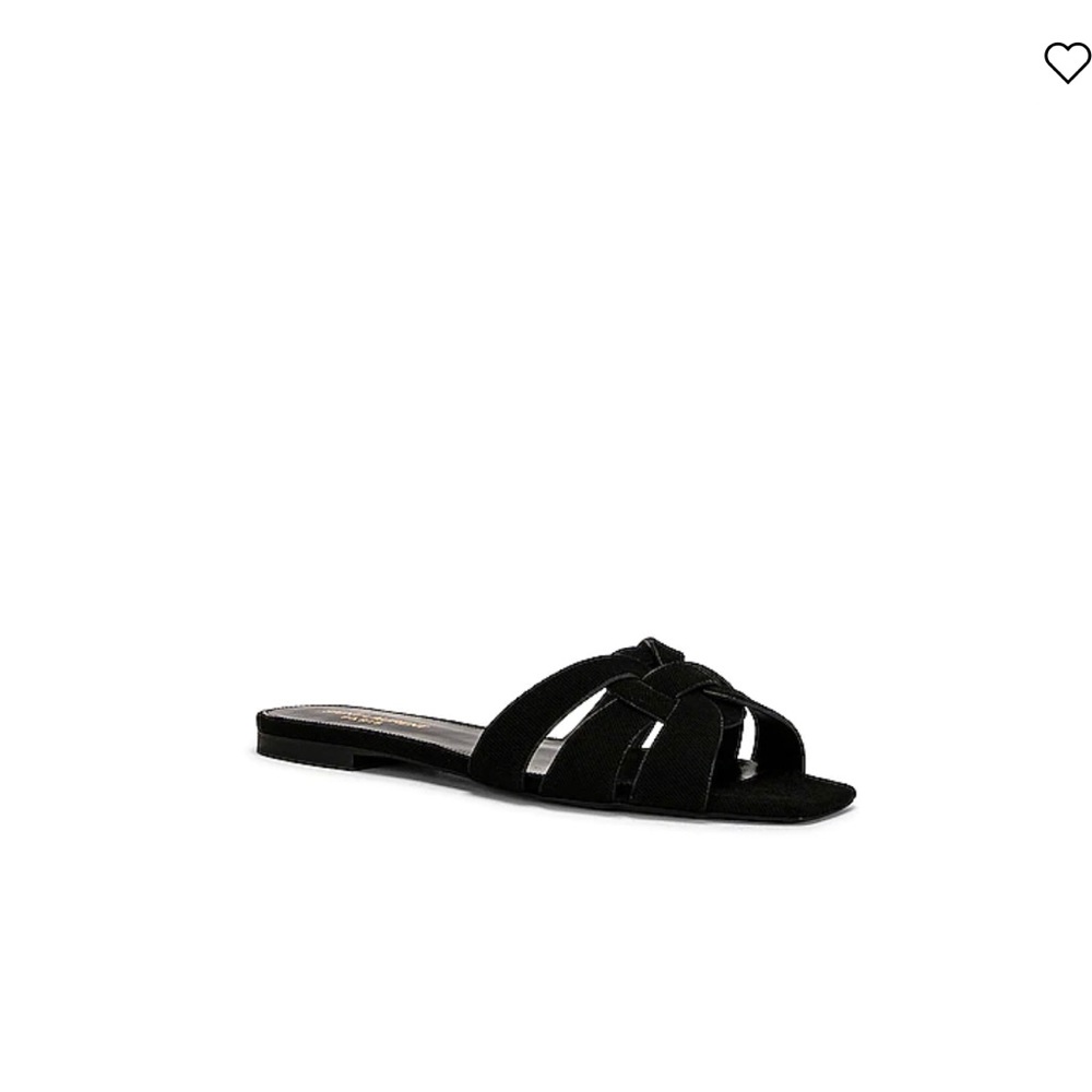 Saint Laurent Flat Tribute Sandals -39